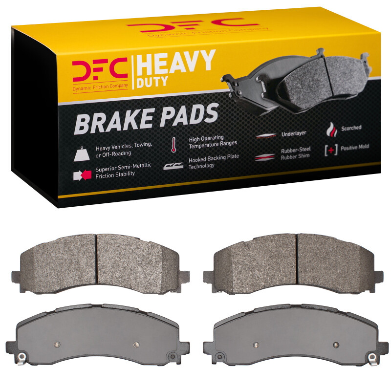 Ram 2500 Brake Pads - Rear - DFC - Heavy Duty Semi Metallic - `19-`25