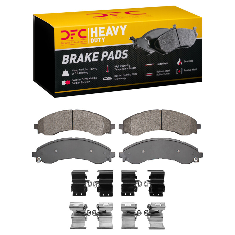 Chevrolet Express 3500 Heavy Duty Brake Pads - Front - DFC - Semi Metallic - `21-`25