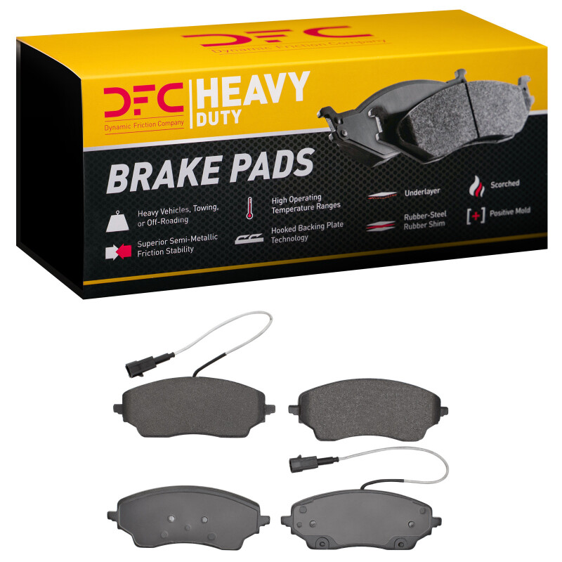 Ram ProMaster 3500 Brake Pads - Rear - DFC - Heavy Duty Semi Metallic - `22-`25