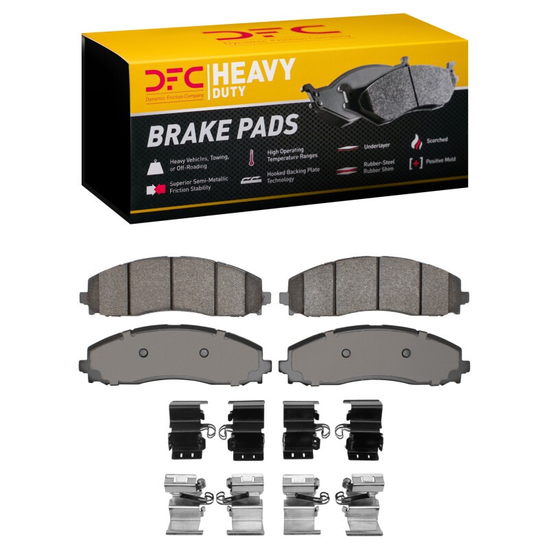 Ford F-350 Super Duty Brake Pads - Rear - DFC - Heavy Duty Semi-Metallic - `23-`25
