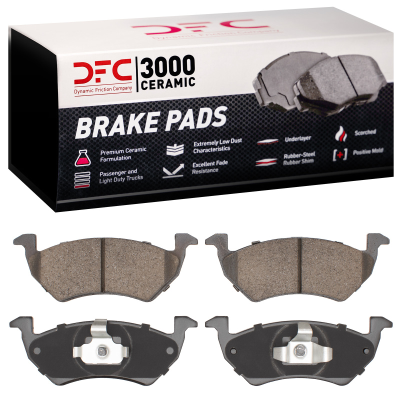 Volkswagen Gol Brake Pads - Front - DFC - 3000 Ceramic - `09-`17