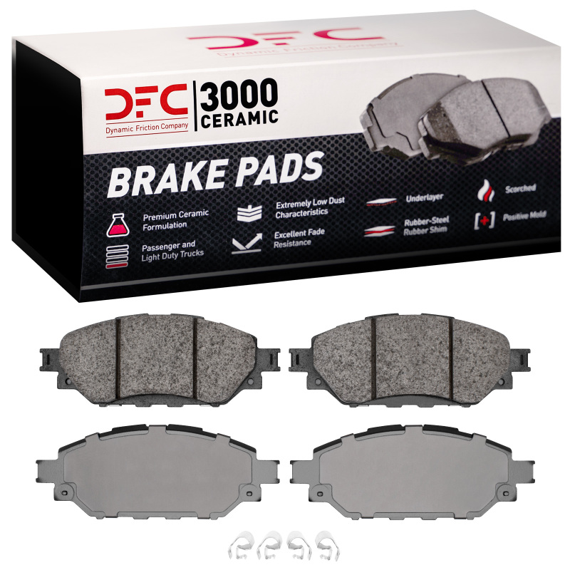 Toyota Hilux Brake Pads - Front - DFC - 3000 Ceramic - `16-`25