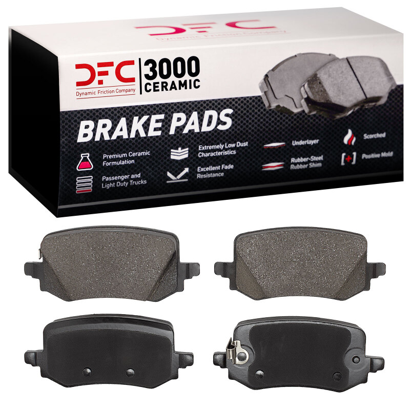 Hyundai Tucson Brake Pads - Rear - DFC - 3000 Ceramic - `21-`24