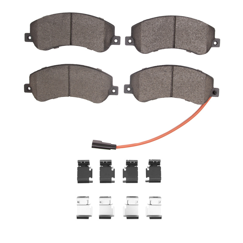 Volkswagen Amarok Brake Pads - Front - DFC - 3000 Semi-Metallic - `10-`17
