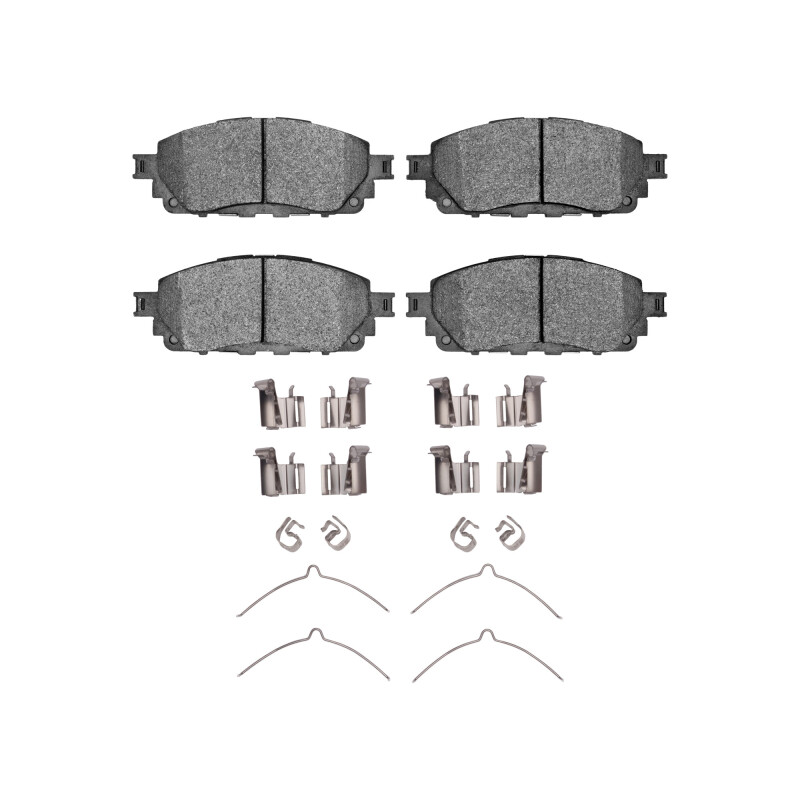 Toyota Hilux Brake Pads - Front - DFC - 3000 Semi-Metallic - `16-`25