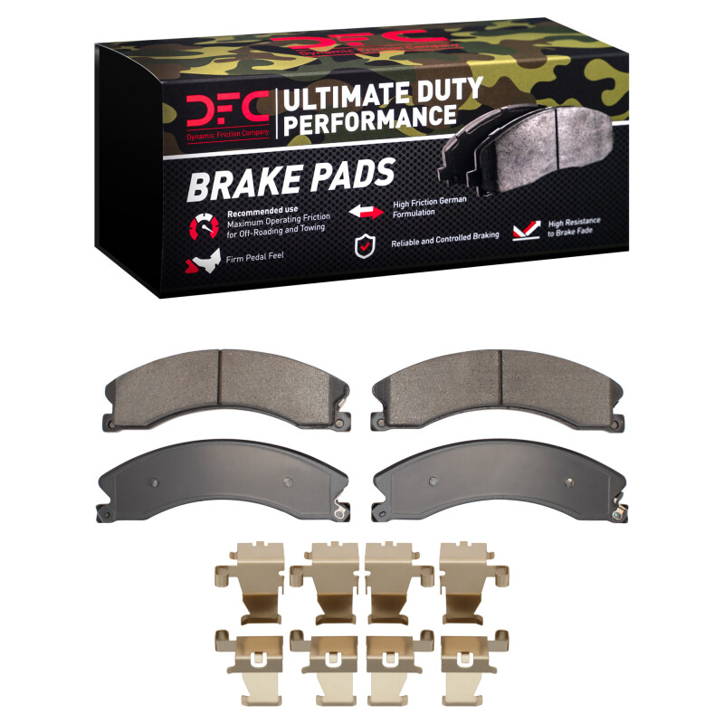 Chevrolet Silverado 3500 HD Brake Pads - Front + Rear - DFC - Ultimate Duty - `09-`24