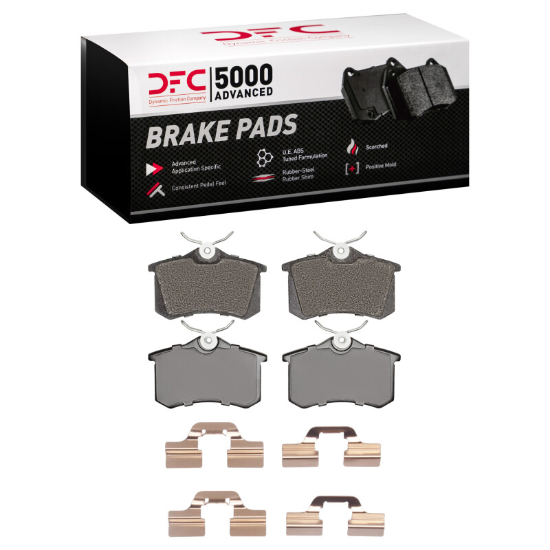 Audi TT Brake Pads - Rear - DFC - 5000 Advanced Ceramic - `99-`15