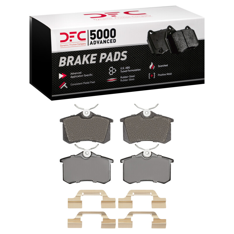 Volkswagen Jetta Brake Pads - Rear - DFC - 5000 Advanced Ceramic - `04-`05