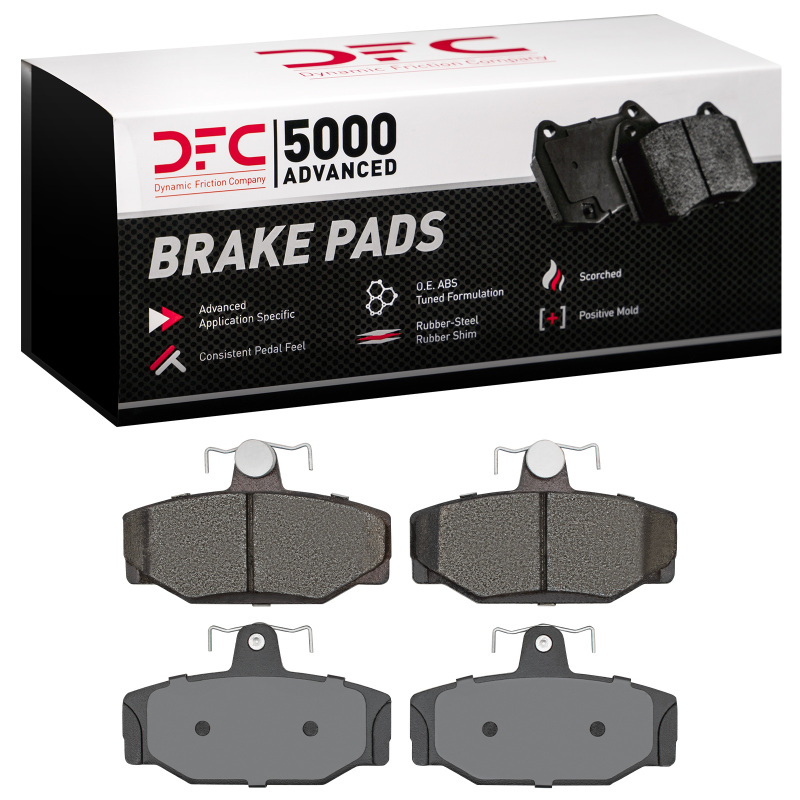 Volvo S90 Brake Pads - Rear - DFC - 5000 Advanced Low Metallic - `88-`00