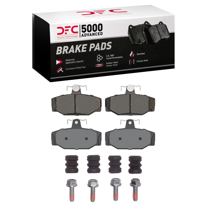 Volvo V90 Brake Pads - Rear - DFC - 5000 Advanced Low Metallic - `88-`00