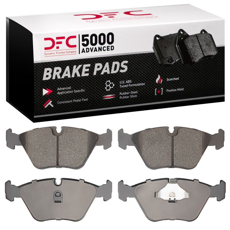 Audi 200 Quattro Brake Pads - Front - DFC - 5000 Advanced Low Metallic - `89-`06