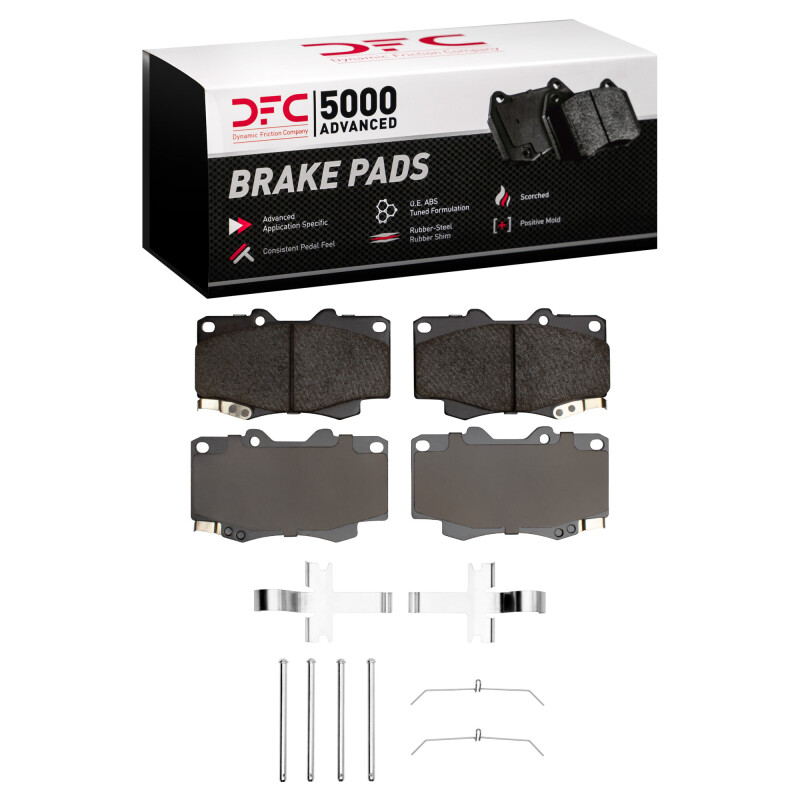 Toyota 4Runner Brake Pads - Front - DFC - 5000 Advanced Ceramic - `95-`04