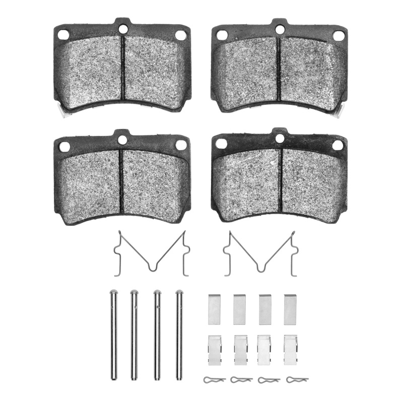 Ford Escort Brake Pads - Front - DFC - 5000 Advanced Semi Metallic - `90-`02