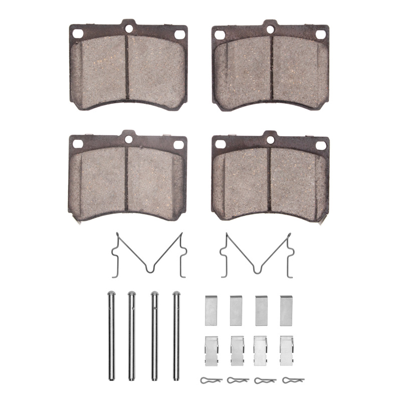 Ford Escort Brake Pads - Front - DFC - 5000 Advanced Semi Metallic - `90-`03