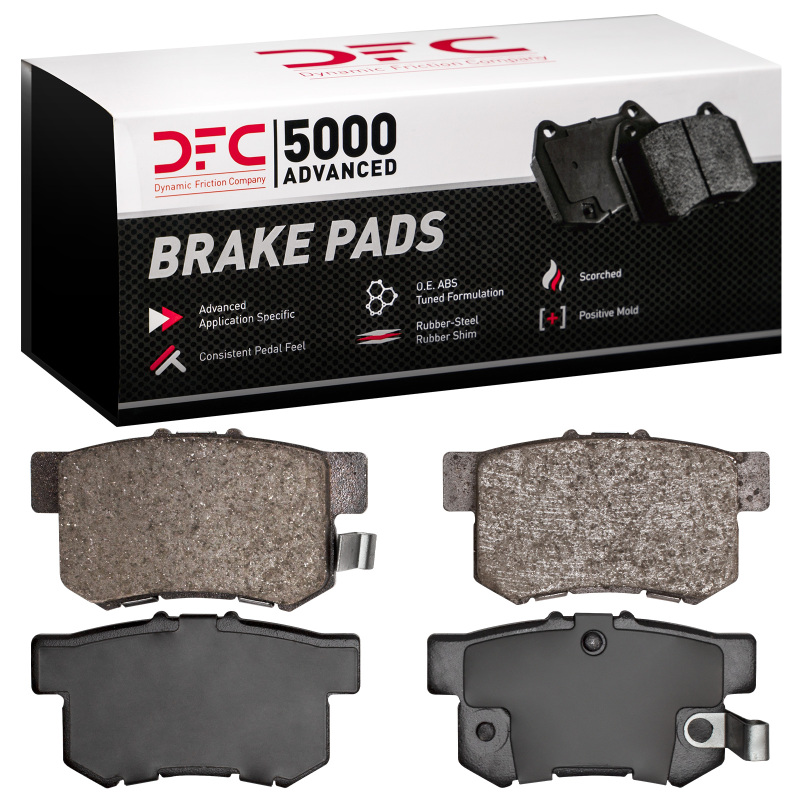 Acura Integra Brake Pads - Rear - DFC - 5000 Advanced Ceramic - `87-`22