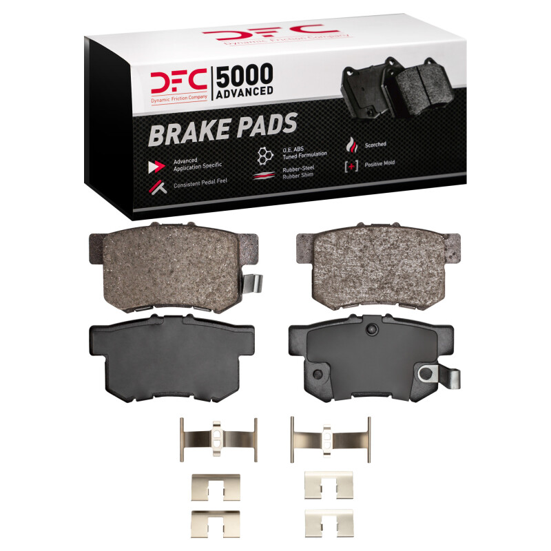 Acura CL Brake Pads - Rear - DFC - 5000 Advanced Ceramic - `97-`02