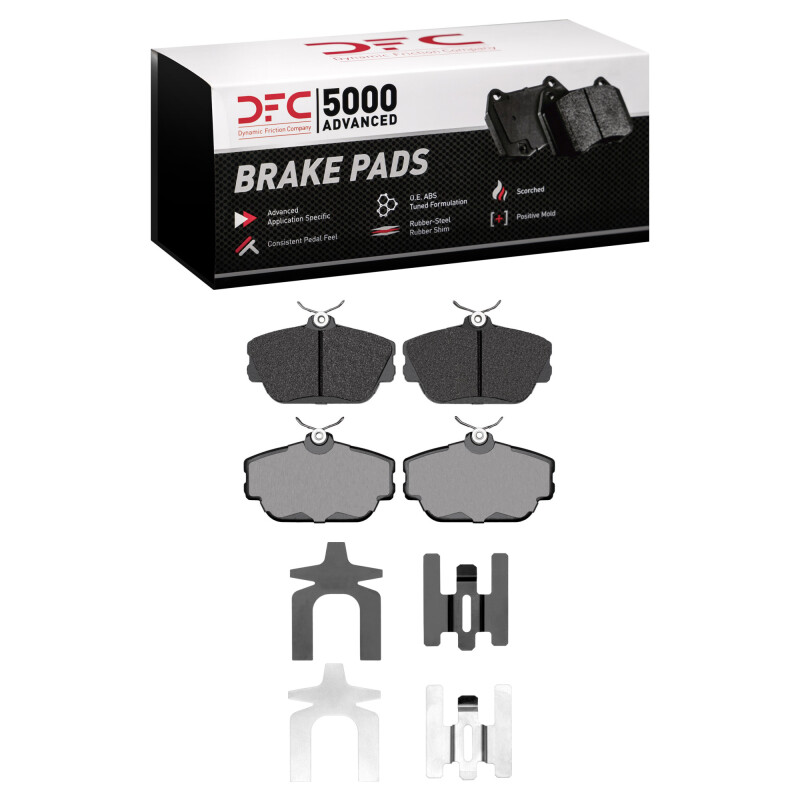 Ford Taurus SHO Brake Pads - Front - DFC - 5000 Advanced Low Metallic - `95-`02