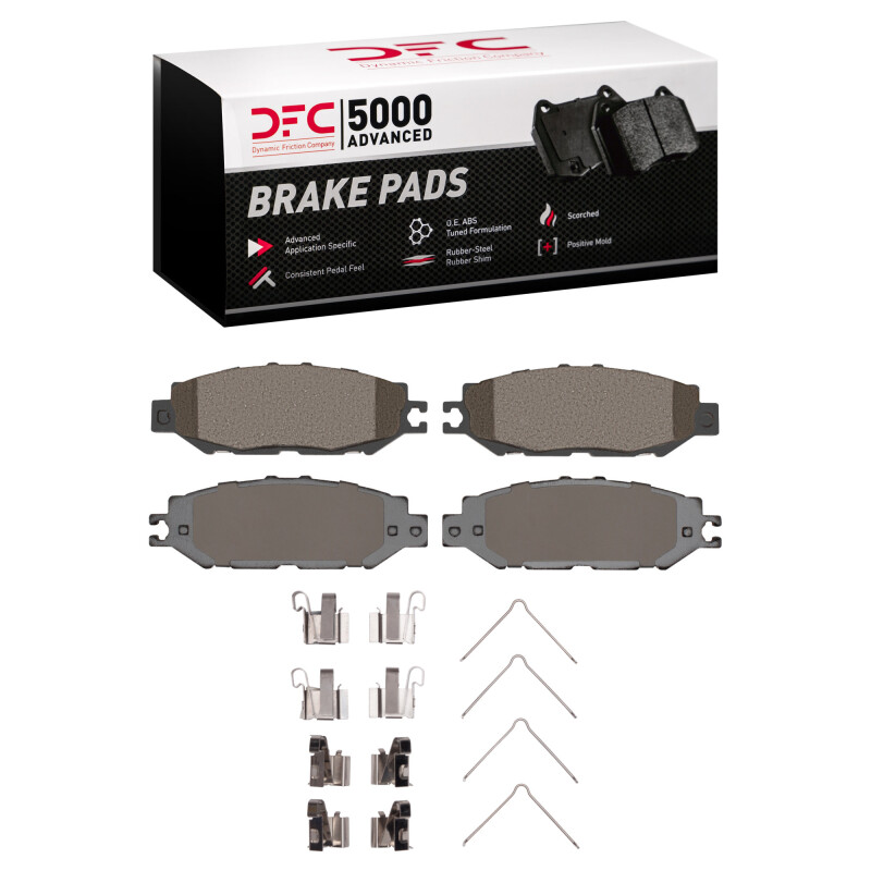Lexus LS400 Brake Pads - Rear - DFC - 5000 Advanced Ceramic - `93-`00