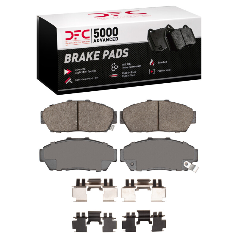 Acura Integra Brake Pads - Front - DFC - 5000 Advanced Ceramic - `93-`01