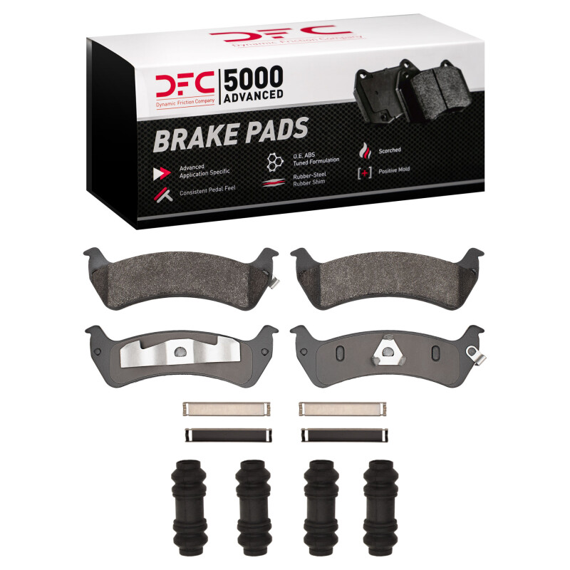 Ford Explorer Sport Brake Pads - Rear - DFC - 5000 Advanced Semi Metallic - `93-`05
