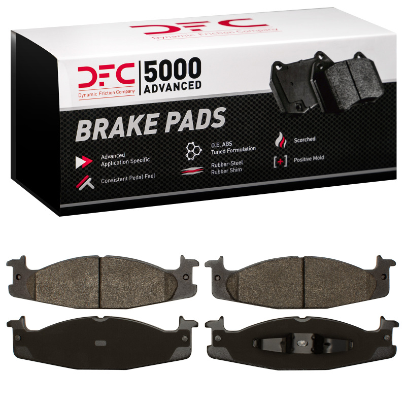 Ford F-150 Brake Pads - Front - DFC - 5000 Advanced Semi Metallic - `94-`03