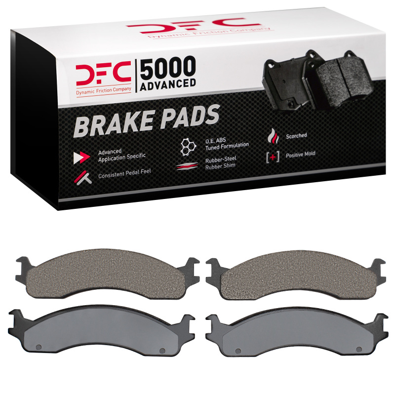 Ford E-Super Duty Brake Pads - Front - DFC - 5000 Advanced Semi Metallic - `95-`07