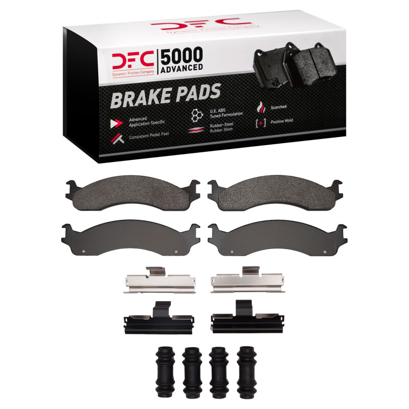 Dodge Ram 2500 Van Brake Pads - Front - DFC - 5000 Advanced Semi Metallic - `98-`03