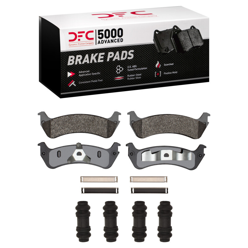 Ford Explorer Brake Pads - Rear - DFC - 5000 Advanced Semi Metallic - `95-`02