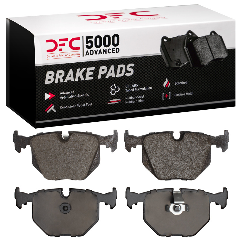 BMW 750IL Brake Pads - Rear - DFC - 5000 Advanced Low Metallic - `91-`08