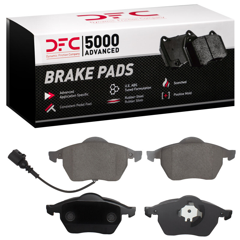 Volkswagen Jetta Brake Pads - Front - DFC - 5000 Advanced Ceramic - `99-`10