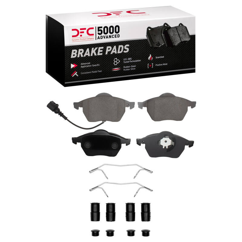 Volkswagen Jetta Brake Pads - Front - DFC - 5000 Advanced Ceramic - `99-`10