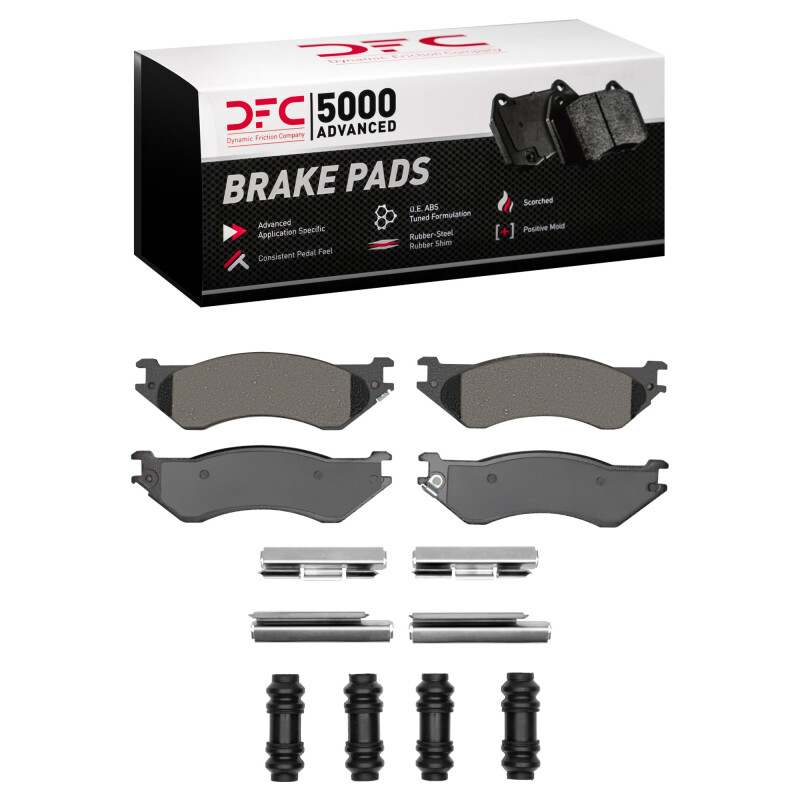 Dodge B1500 Brake Pads - Front - DFC - 5000 Advanced Semi Metallic - `97-`04