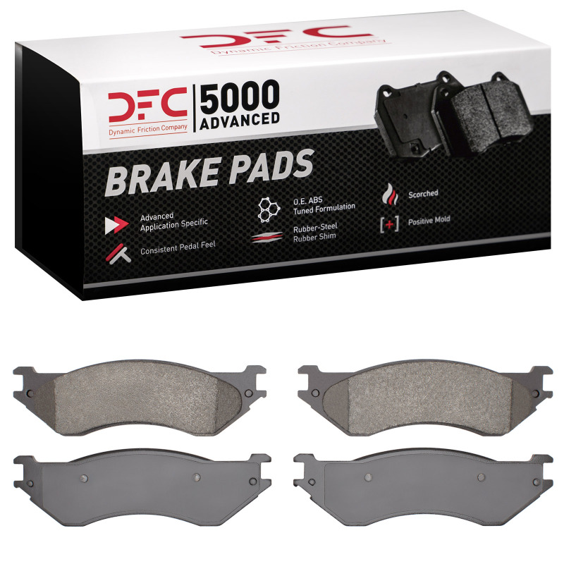 Dodge Ram 2500 Brake Pads - Front + Rear - DFC - 5000 Advanced Semi Metallic - `00-`08