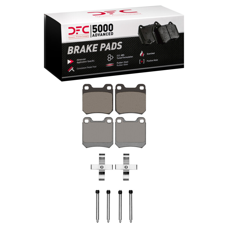 Chevrolet Astra Brake Pads - Rear - DFC - 5000 Advanced Low Metallic - `97-`08