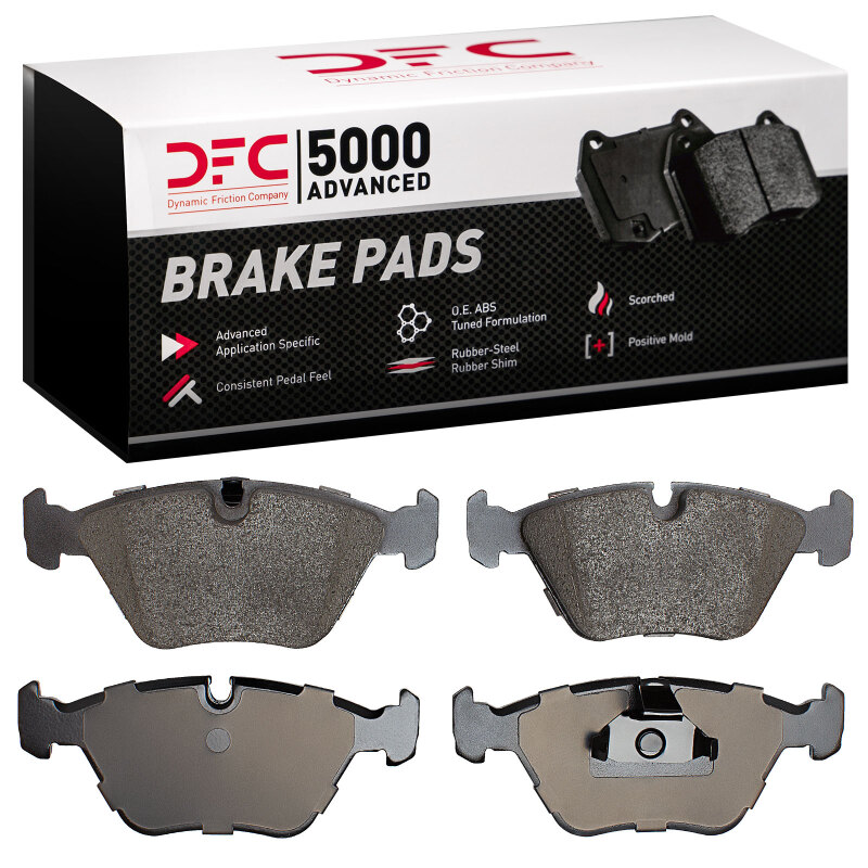 BMW 525I Brake Pads - Front - DFC - 5000 Advanced Low Metallic - `96-`03