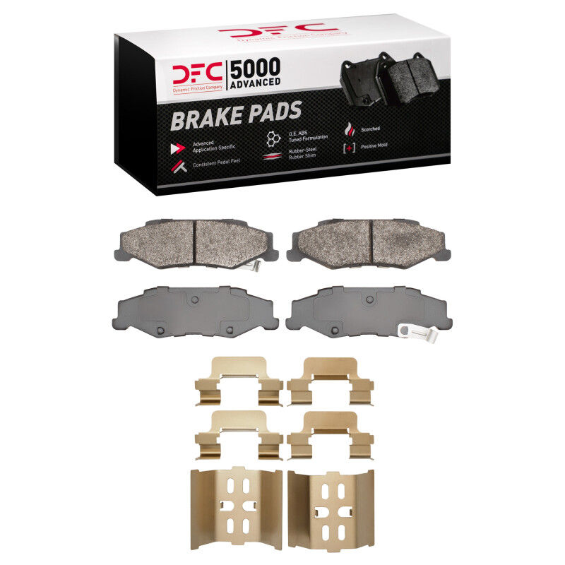 Cadillac XLR Brake Pads - Rear - DFC - 5000 Advanced Semi Metallic - `97-`13