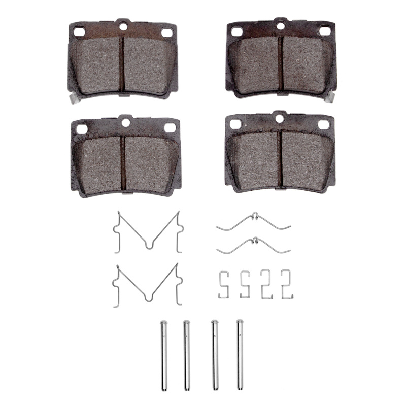 Mitsubishi Montero Sport Brake Pads - Rear - DFC - 5000 Advanced Semi Metallic - `97-`04