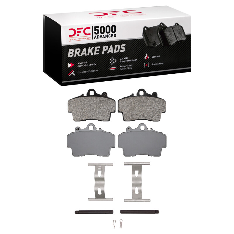 Porsche Boxster Brake Pads - Front - DFC - 5000 Advanced Low Metallic - `97-`08