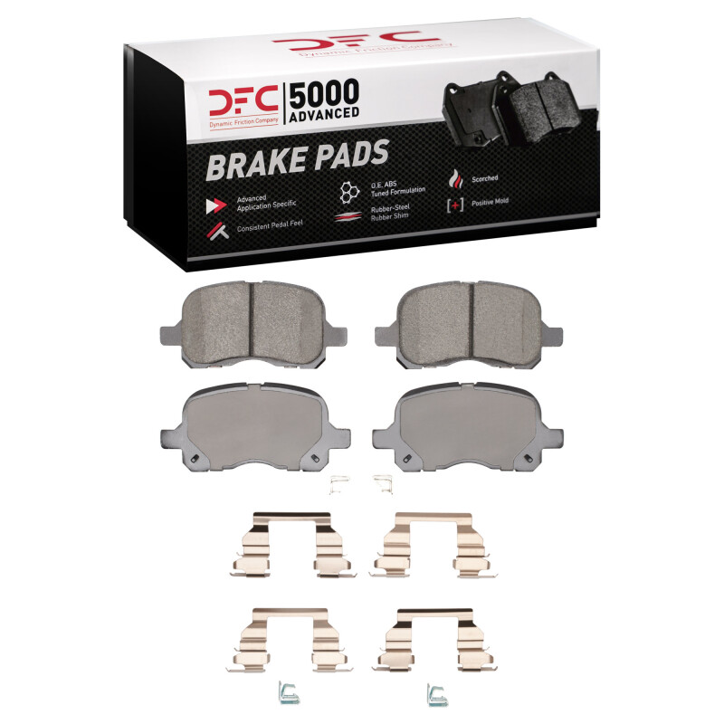 Chevrolet Prizm Brake Pads - Front - DFC - 5000 Advanced Ceramic - `98-`02
