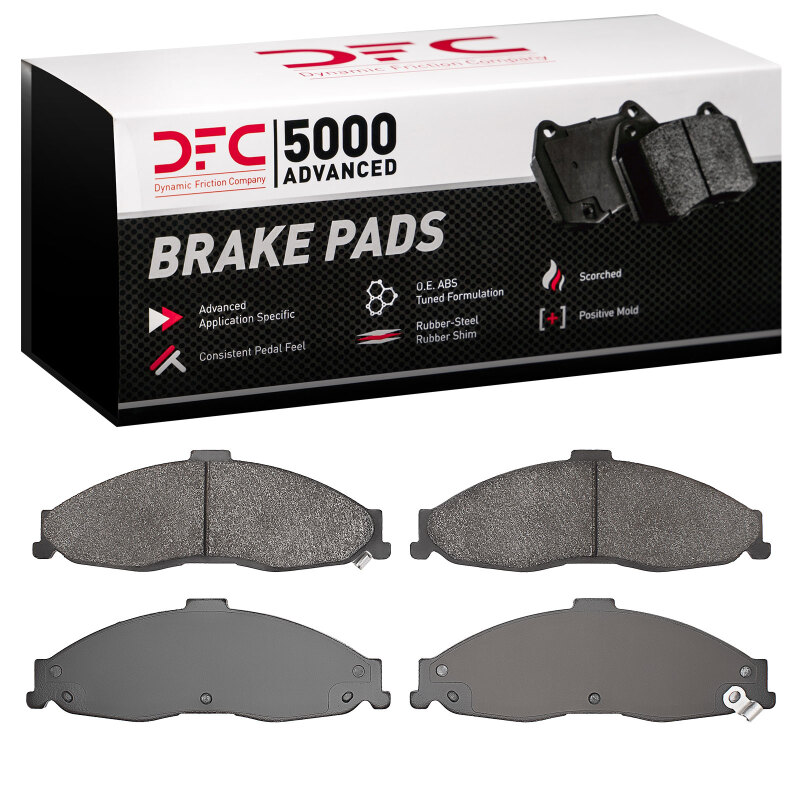 Chevrolet Camaro Brake Pads - Front - DFC - 5000 Advanced Semi Met - `98-`02