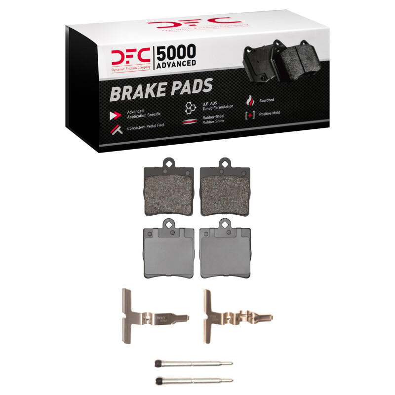 Chrysler Crossfire Brake Pads - Rear - DFC - 5000 Advanced Low Metallic - `96-`15