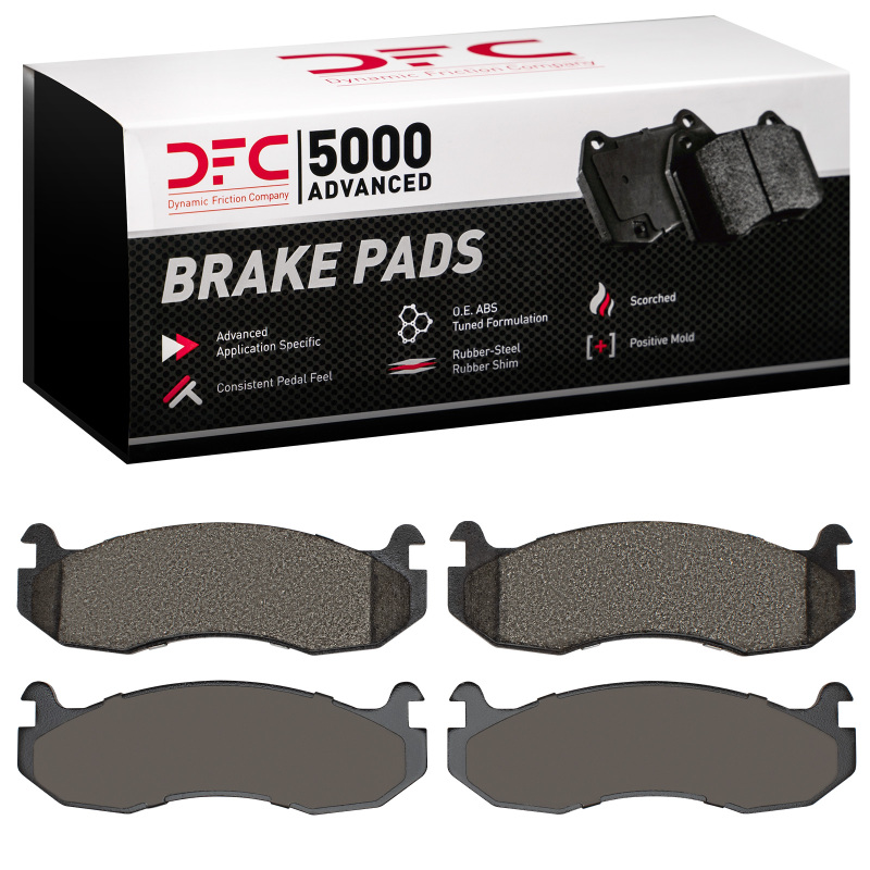 Hummer H1 Brake Pads - Front - DFC - 5000 Advanced Semi Metallic - `96-`06