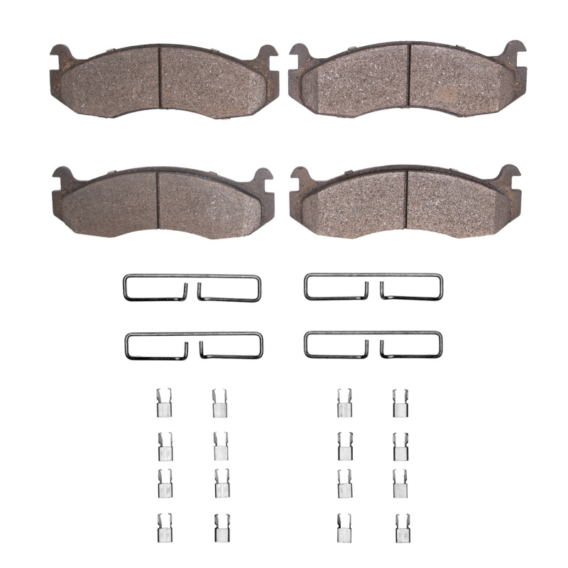 Hummer H1 Brake Pads - Front - DFC - 5000 Advanced Semi Metallic - `96-`06