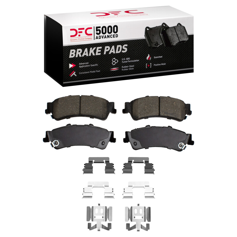 Cadillac DeVille Brake Pads - Rear - DFC - 5000 Advanced Ceramic - `99-`11