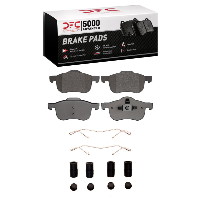 Volvo XC70 Brake Pads - Front - DFC - 5000 Advanced Low Metallic - `99-`09