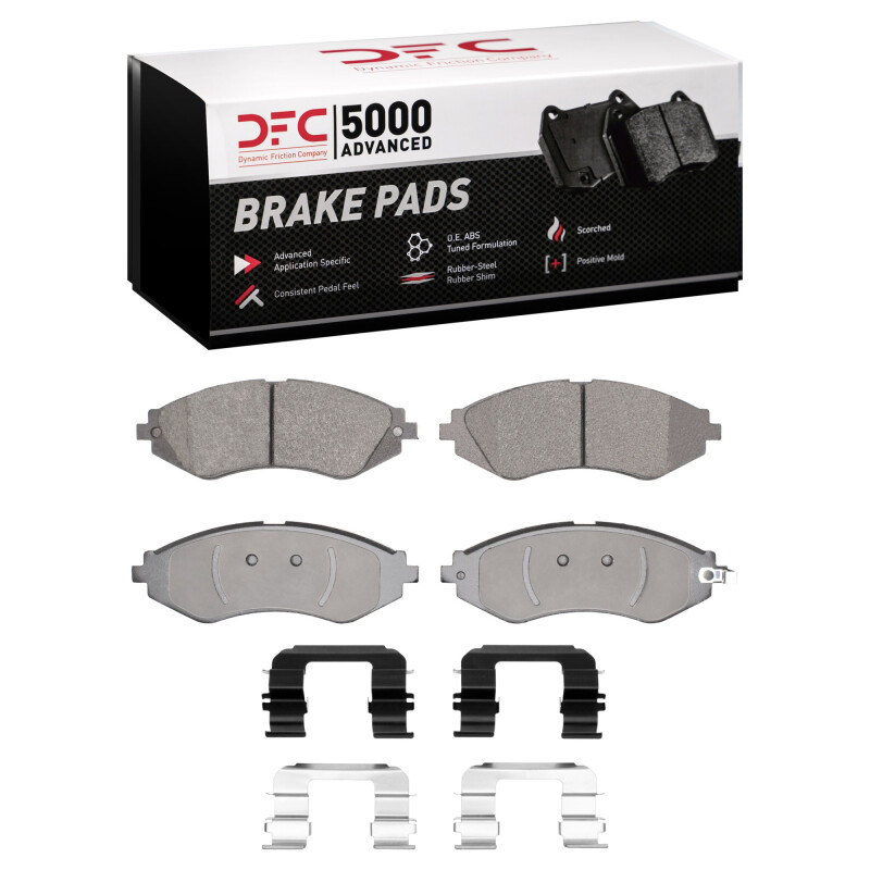 Chevrolet Spark EV Brake Pads - Front - DFC - 5000 Advanced Ceramic - `99-`17