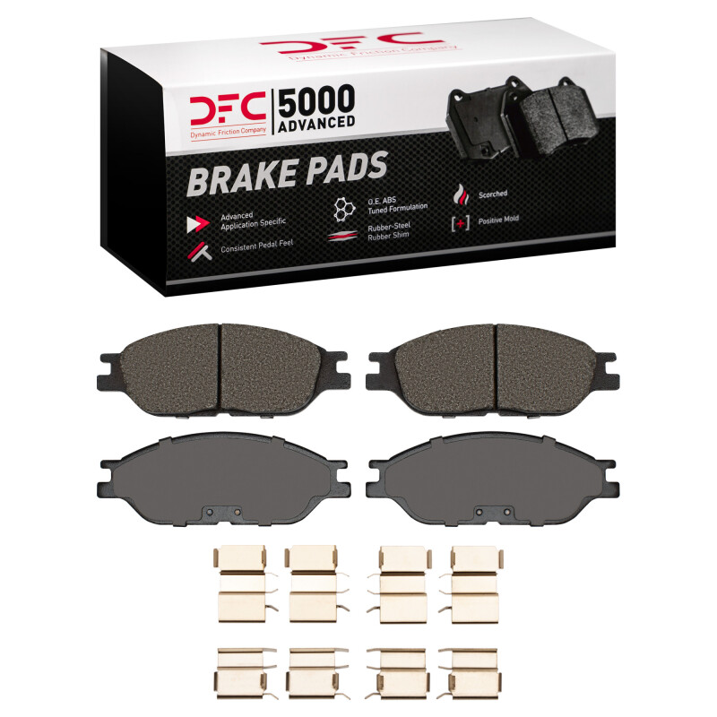 Ford Windstar Brake Pads - Front - DFC - 5000 Advanced Semi Metallic - `99-`03