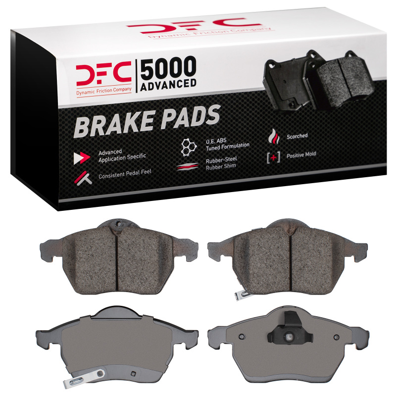 Saab 900 Brake Pads - Front - DFC - 5000 Advanced Low Metallic - `97-`10