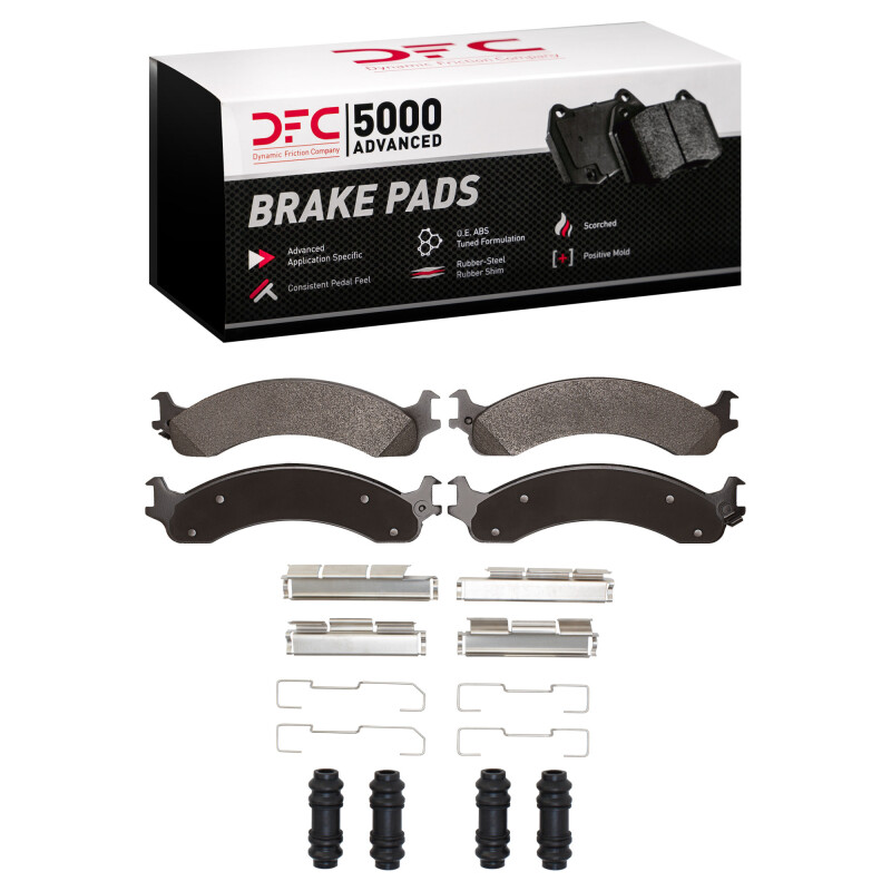 Dodge Ram 4000 Brake Pads - Front - DFC - 5000 Advanced Semi Metallic - `00-`02