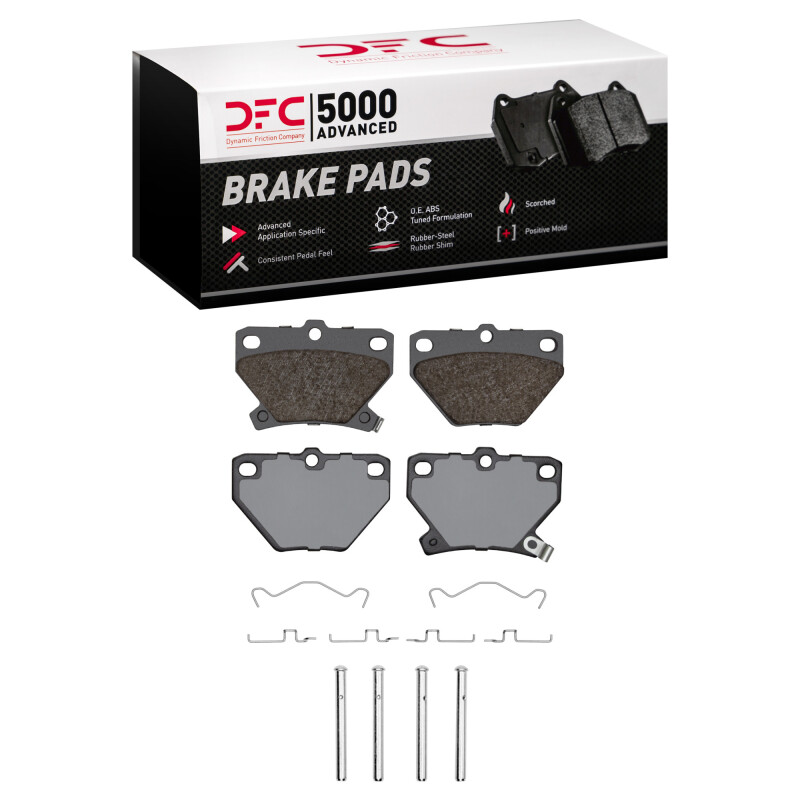 Pontiac Vibe Brake Pads - Rear - DFC - 5000 Advanced Ceramic - `00-`08